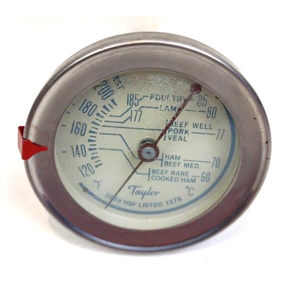 Vintage Taylor Stainless Steel 5939 Thermometer Probe USA Made Meat Roast - Picture 4 of 7